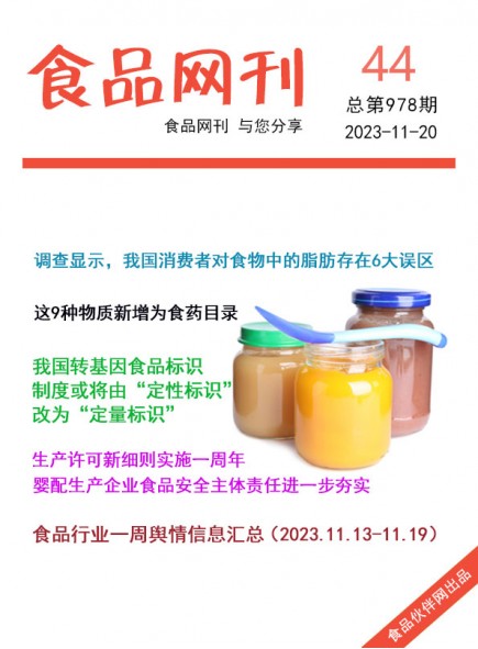 食品网刊2023年第978期