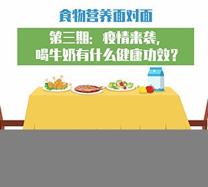 食物营养面对面：疫情来袭，喝牛奶有什么健康功效？