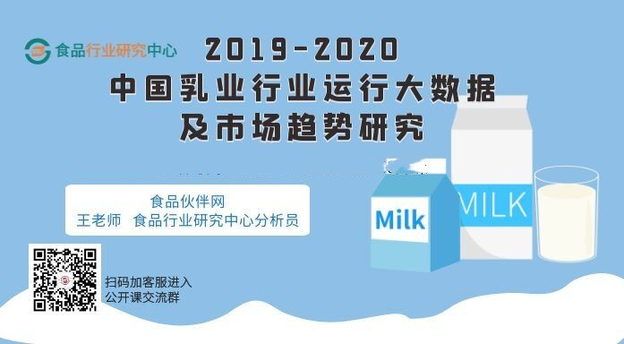 2019-2020中国乳业行业运行大数据及市场趋势研究